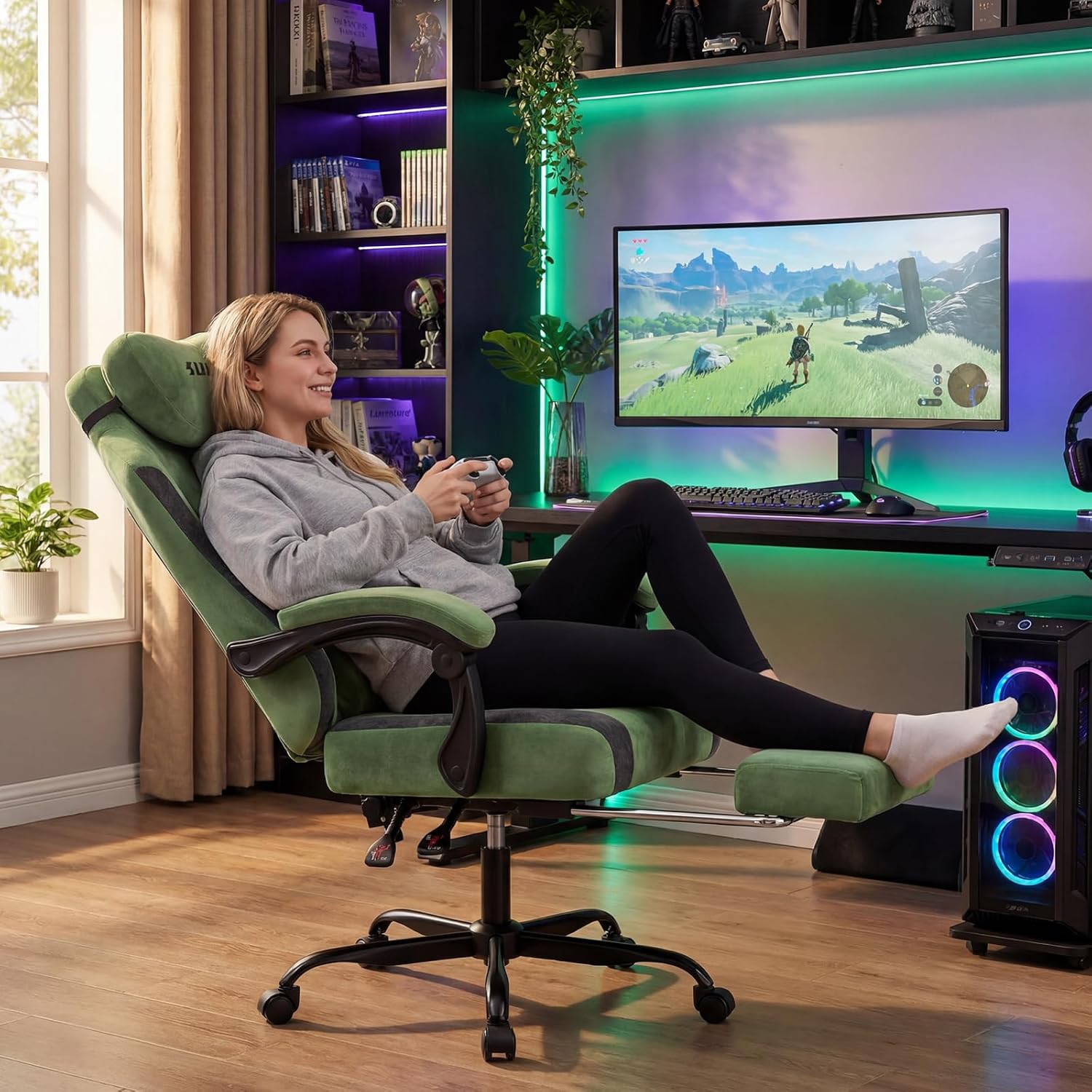 Fabric Video Gaming Chair, Erg - đánh giá và giá Video Gaming & Esports Usd Acc