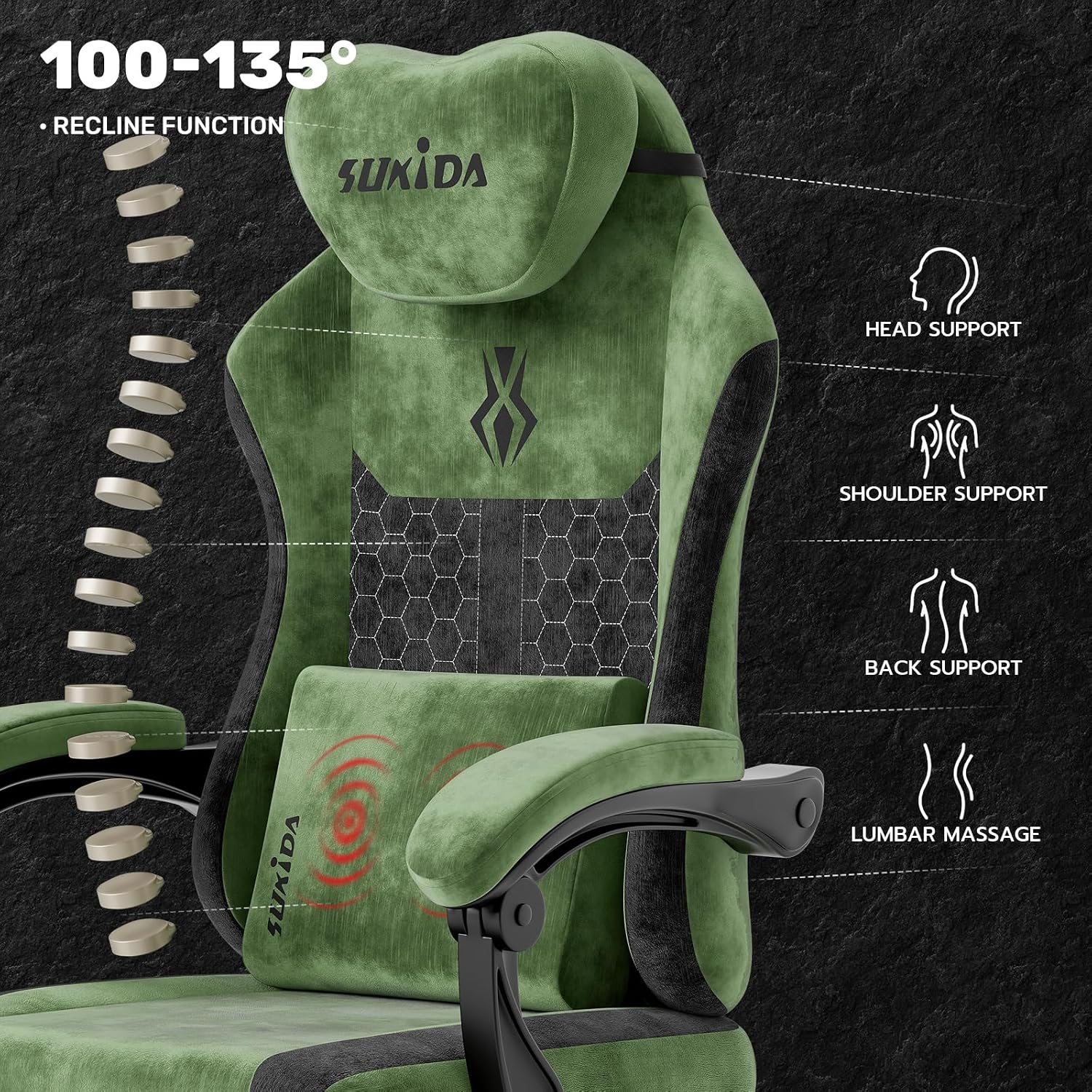 Fabric Video Gaming Chair, Erg - đánh giá và giá Video Gaming & Esports Usd Acc