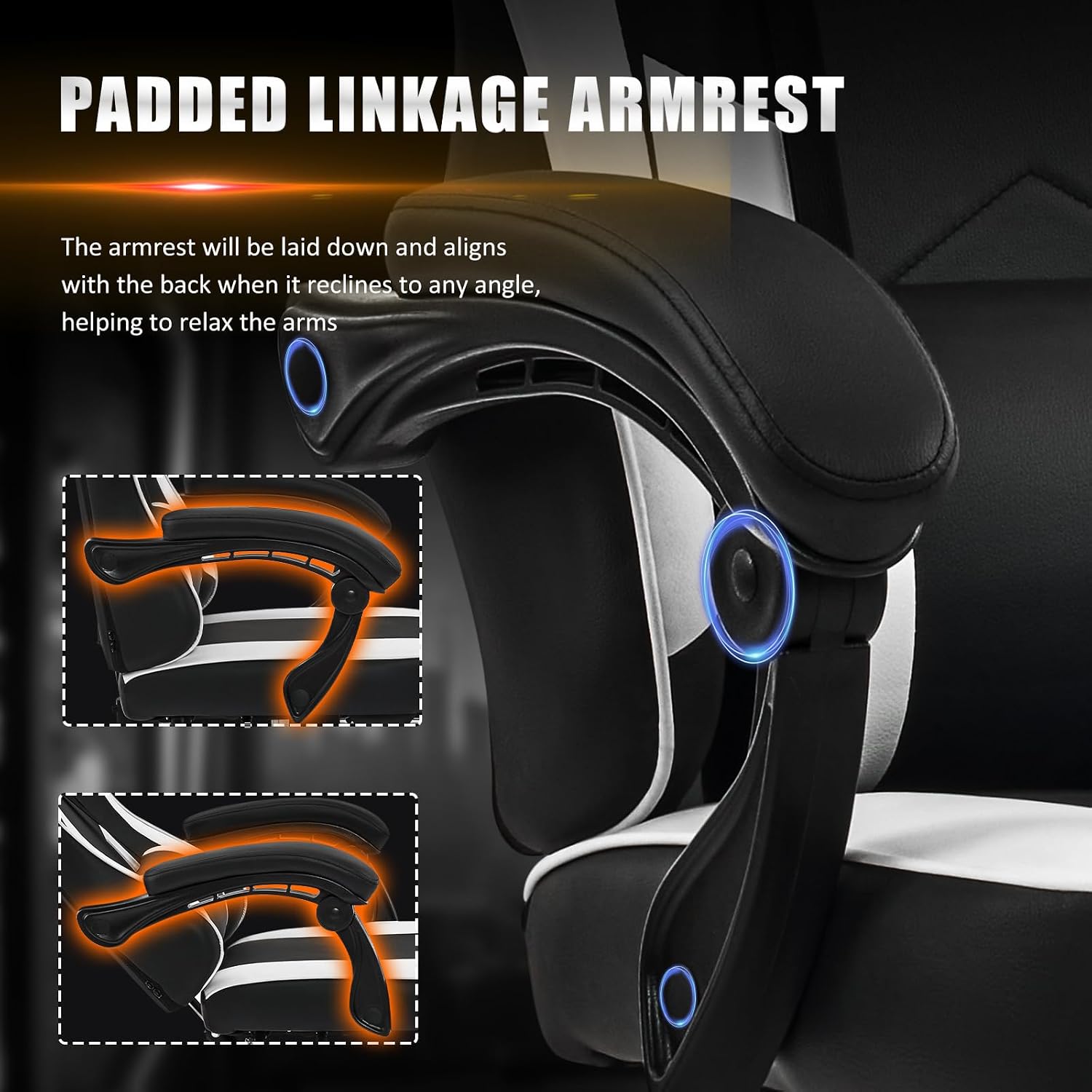 Gaming Chair with Footrest, Vi - đánh giá và giá Video Gaming & Esports Usd Acc
