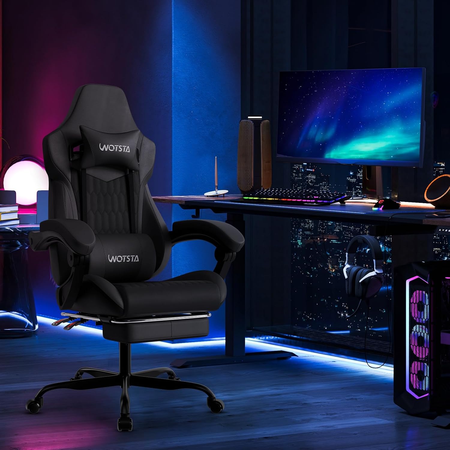Gaming Chair with Footrest, Hi - đánh giá và giá Video Gaming & Esports Usd Acc