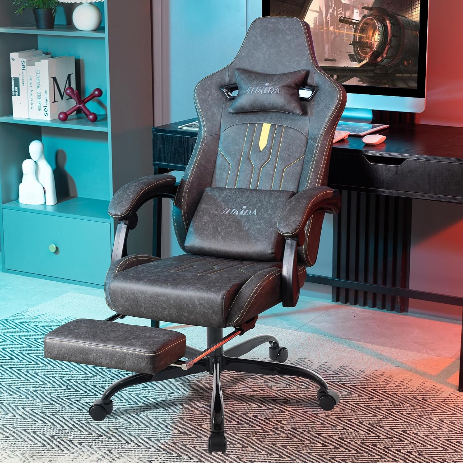 Gaming Chair with Footrest Erg - đánh giá và giá Video Gaming & Esports Usd Acc