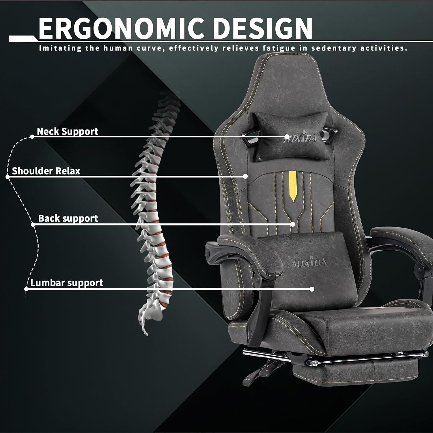 Gaming Chair with Footrest Erg - đánh giá và giá Video Gaming & Esports Usd Acc