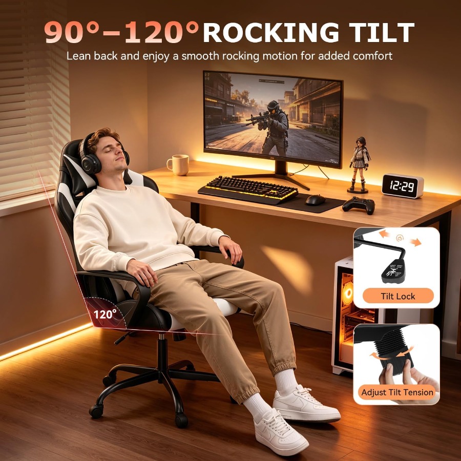 Ergonomic Gaming Chair for Adu - đánh giá và giá Video Gaming & Esports Usd Acc