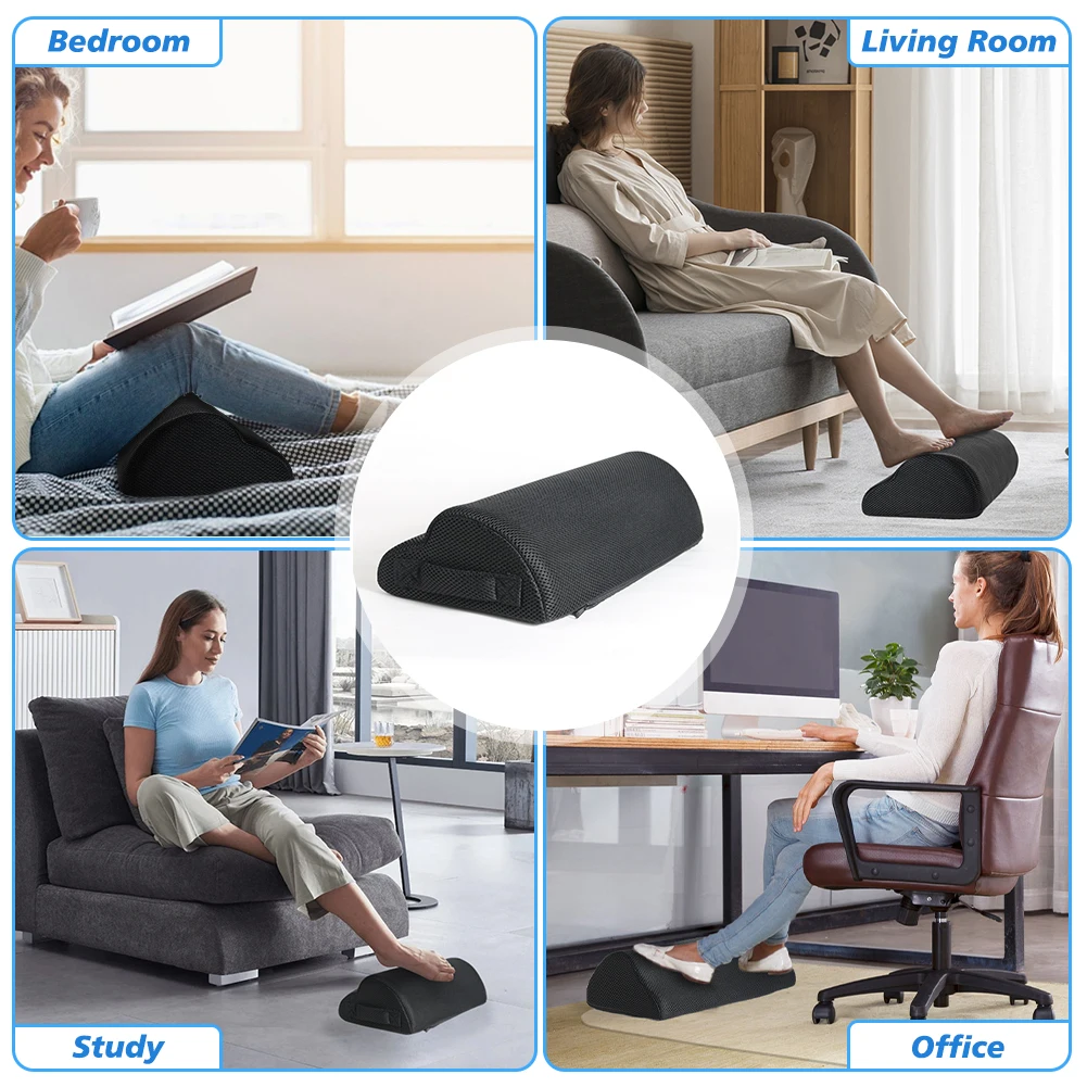 Memory Foam Office Foot Stool  - đánh giá và giá Footrest Under Desk